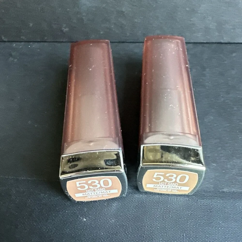 Maybelline Color Sensational Matte Lipstick 530 HOT SAND lot of 2